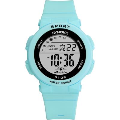 China SYNOKE 9109 Alarm Fashion Student Luminous Multifunctional Waterproof Digital Sports Watches for sale