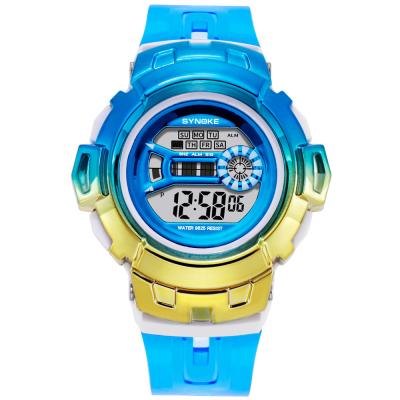 China SYNOKE 9625 Alarm Kids Cartoon Sports Watch Colorful Lightweight Digital Wrist Watch For Girls for sale