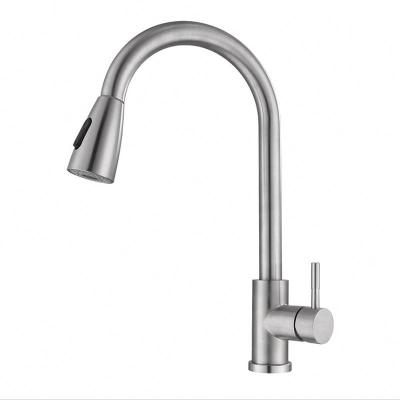 China Thermostatic Cheap Kitchen Faucets 2021modern Hot And Cold Function 2 Step Down Stainless Steel Sink Mixer Kitchen Faucet for sale