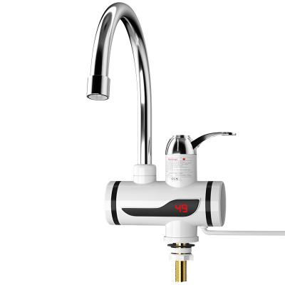 China 2020 Top Saling Thermostatic Faucets Led Display Water Faucet Temperature Protection Heater Electrical Faucet for sale