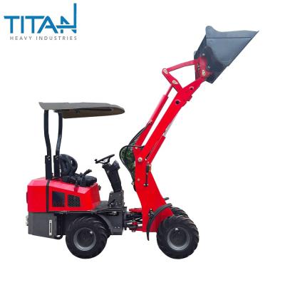 China Hotels OEM Titanhi TL06 0.6ton mini hydrostatic wheel loader radlader loaders front end loader for sale for sale