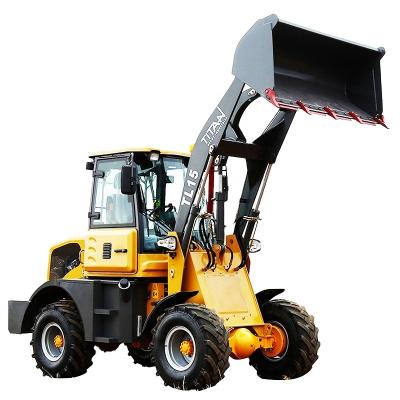 China Titanhi 1500kg mini small hotels front end wheel loader for sale with xinchai euro 3 motor CE approved for sale