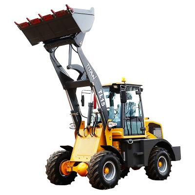 China Hotels Hot Sale China 1.5 Ton Mini Wheel Loader Farm Tractor With Front End Small Loader Shovel for sale