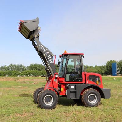 China TL16 Titanhi 1.6ton China Hotels Articulated Mini Wheel Loader Tractor Loader For Sale for sale