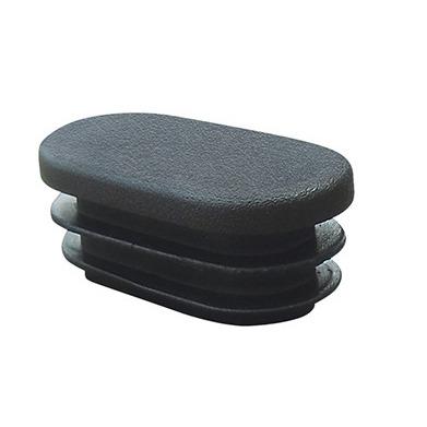 China Oval Furniture Nail Cap Decoration Olive Shape Plastic End Caps For Steel Tube for sale