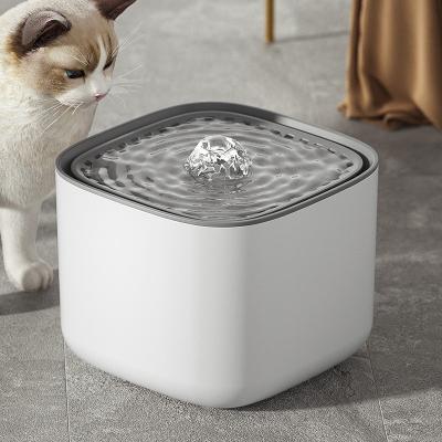 China Auto Filter Replaced Quadrate High Quality Carbon Water Fountain Pet Water Vending Machine for Cats and Dogs for sale