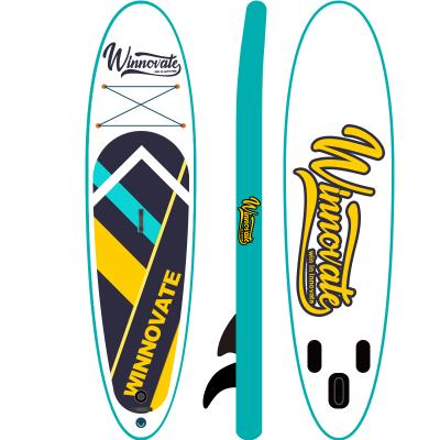 China WINNOVATE1051 Unisex Inflatable Drop Shipping Padle Board Surfboard Leash Windsurfing Tender Board for sale