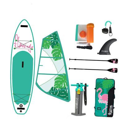 China Water sport activity WINNOVATE384 drop shipping best selling standup paddleboard windsurf board with sail for sale