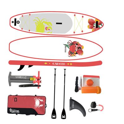 China Wholesale Water Sport Activity WINNOVATE505 Paddle Surf Board Inflatable SUP Stand Surfboard With Removable Fins for sale