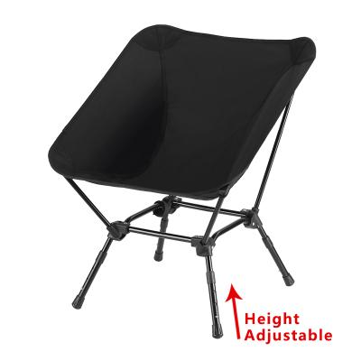 China 2021 New Compact 7075 Outdoor Ultralight Aluminum Tubes Modern Foldable Adjustable Camping Chair for sale