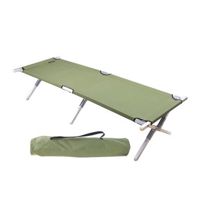 China Factory Wholesale OEM Foldable Foldable Steel Garden Camping Bed Outdoor Bed Custom Logo&Colors for sale