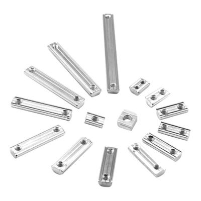 China Wholesale Heavy Industry Multi Specification Stainless Steel Profile Accessories Industrial Aluminum T-Nut Screws for sale