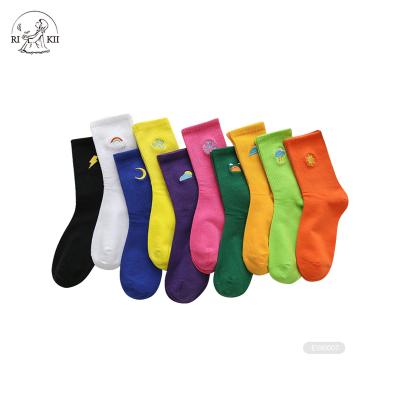 China 100% Adult Crew Socks JD- E295 Women's Socks QUICK DRY Cotton Women Socks For Women for sale