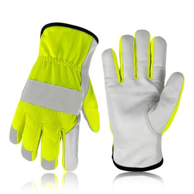 China General Purpose Manufacturers Selling Safety Green Sheepskin Working Garden Gloves for sale