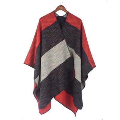 China 2021 New Arrival Geometric Scarves Women Thick Warm Ladies Shawl for sale