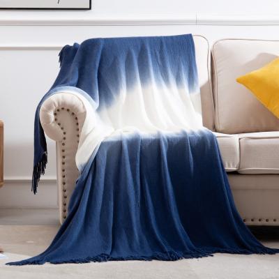 China High Quality Anti-static Hot Selling Cashmere Knitted Blanket Warm Blankets For Winter for sale