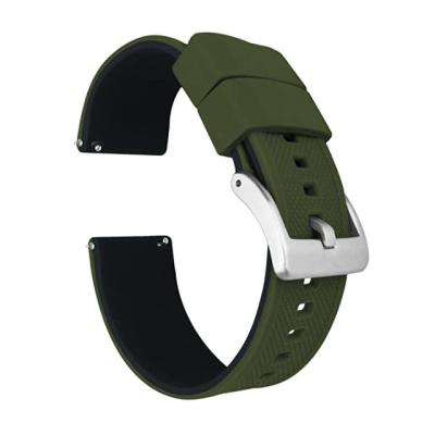 China Rubber Quick Release Choose Color Silicone Watch Bands 19mm 20mm 21mm 22mm 23mm 24mm Watch Straps for sale