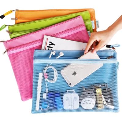 China Schools & Hot sale cheap good quality popular product cute canvas pencil document bag Offices for sale