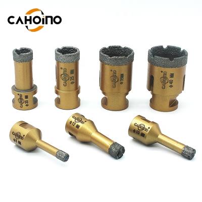 China Granite Welded Diamond Hole Saw Dry Diamond Core Drill Bits For Porcelain Tiles Granite Marble Stone Masonry Ceramic Brick for sale