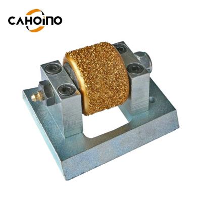 China Lichi Surface Vacuum Welded Alloy Diamond Bush Hammer Roller For Marble Surface for sale