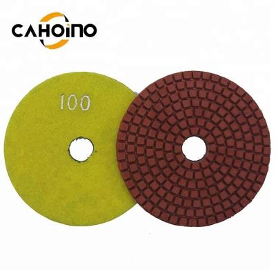 China Wholesale Price Granite Diamond Wet Polishing Pad On Circular Protection for sale