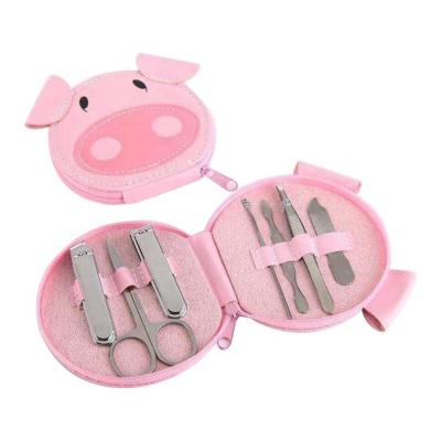 China Nail Art Beauty 7PCS Feet Care Stainless Steel Skin Remover Tool Dead Toe Nail Clipper Manicure Pedicure Kit Set for sale