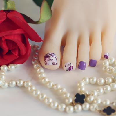 China various cute art 2d Toe Nail Sticker Girl's Toe Nail Design Private Label 2d new design wholesale for sale