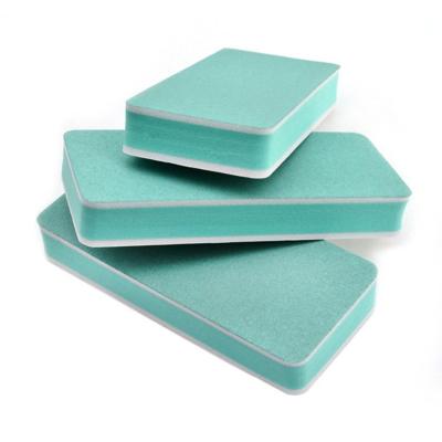 China Finger Care and Sanding Block 2 Sides Sand Salon Disposable Silver Nail Pad Block For Care Spa Bail 10pcs/case for sale