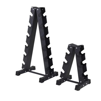 China Modern Wholesale Safe Stable Various Size Triangle Weights Dumbbell Set Rack for sale