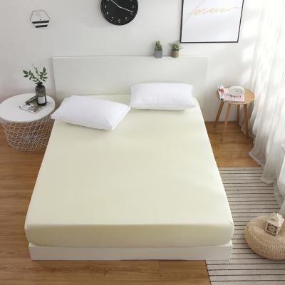 China Dust Mite Protection 90x200 120x200 140x200 160x200cm Mattress Cover Microfiber Fitted Sheet for sale