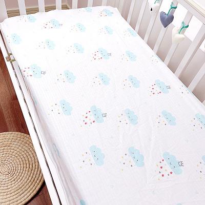 China Dust Mite Protection Anti Static Waterproof Polyester Sheet Crib Fitted Mattress Cover for sale