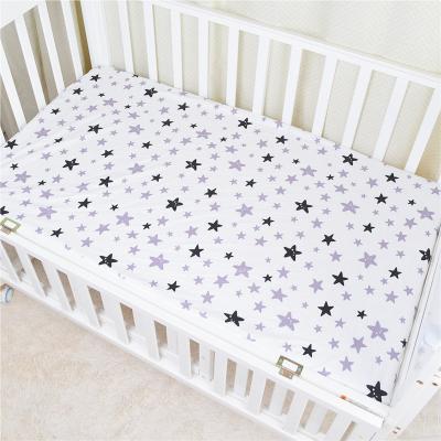 China Factory Price Waterproof Microfiber Crib Bedding Anti-static Fitted Sheet For Baby for sale