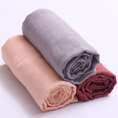 China Extremely Soft Breathable Muslin Sleeping Baby Newborns 0-6 Months Wrap Covering for sale