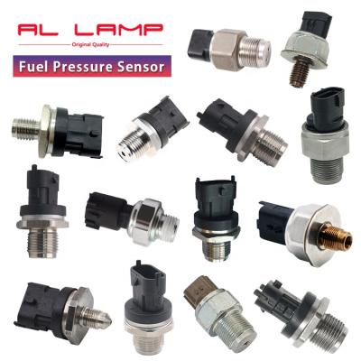 China Aftermarket Fuel Pressure Sensor Fuel Rail Pressure Sensor For Toyota Hyundai Nissan Chevrolet OEM Standard Size for sale