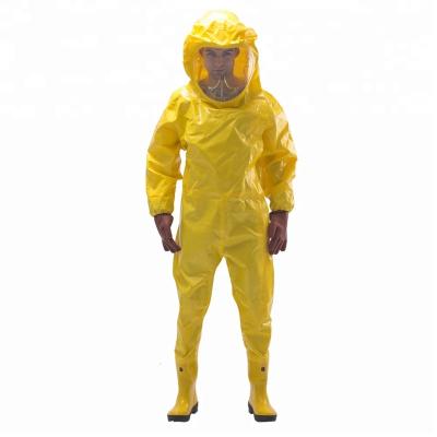 China Anti-cut level A hazmat suits for sale