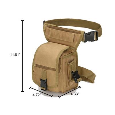 China Best Selling Water Proof Goods And Portable Men Sports Drop Leg Pack Camouflage Tactical Adjustable Waist Bag for sale