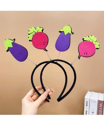 China Head decoration Sample Free NO MOQ DIY Custom Design wholesale Holiday and party supplies sponge headband for sale