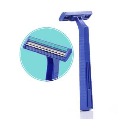 China Manufacturer-Supplier Men's Professional Cheap Twin Blade Razor Disposable Blade Razor for sale