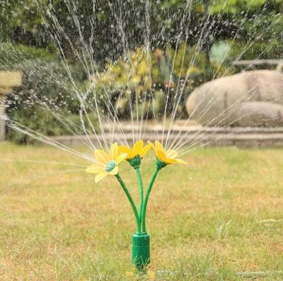 China Garden Usage New Design Fashion Automatic 360 Rotating Yard Garden Irrigation Water Sprinkler for sale