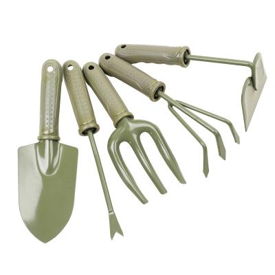 China Garden Work Plastic Carbon Steel Hand Digger Garden Tool Cultivator Trowel Tools Fork for sale