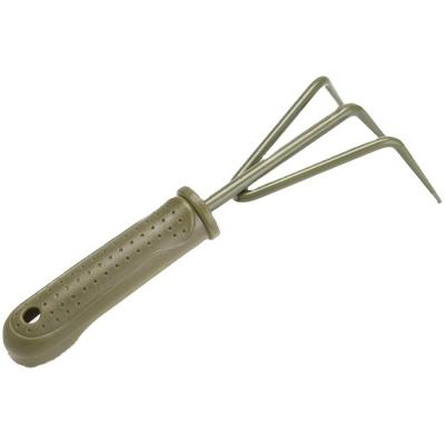 China wholesale carbon steel head cultivator hand garden tool for flowers for sale