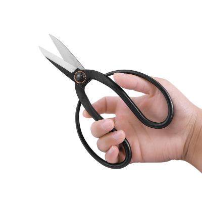 China Handle Garden Branches Cutter Trimming Tool Steel Blade Hand Pruners Anti-Slip Bonsai Bonsai Scissors for sale