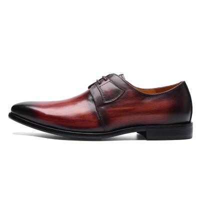 China Career/Vacation/Wedding/Party Men's Anti-Smell Oxford Formal Office Formal Shoes Lace Up Genuine Leather for sale