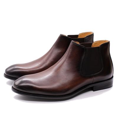 China Wholesale Designer Anti-Smell Oxford Shoes Genuine Leather Boots For Men for sale