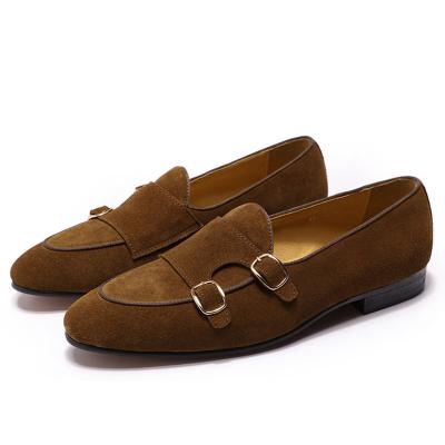 China Light Weight Customized Wholesale High Quality Mens Suede Cowhide Leather Loafers Shoes for sale