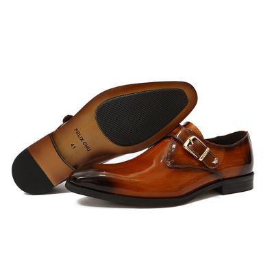 China Anti-Smell Customized Wholesale High Quality Genuine Leather Men's Formal Wear Casual Shoes for sale