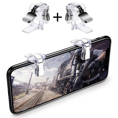 China Six-Axis Gyroscope S4 Game Controller Gamepad Metal Game Trigger Fire Button Aim Key L1 R1 Quick Joystick Gamepad For IOS Android Mobile Phone for sale