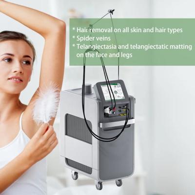 China Dye Removal CE Approved Powerful Device 755 Wavelength 1064nm Body Hand Foot Hair Removal Machine for sale