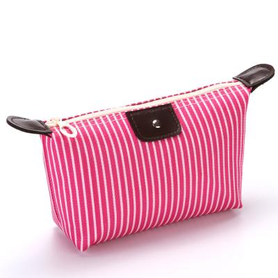 China Reusable Women's Travel Small Cosmetic Makeup Clutch Toiletry Bag Cosmetic Organizaer Bag for sale