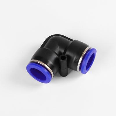 China Factory Cartesian PUL8-Equal Elbow-8mm PV Union Elbow Embedding Fittings L Shape Plastic Plastic Pneumatic Fitting for sale